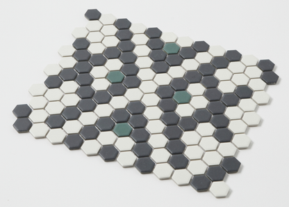 Vancouver Glazed Small Hexagon-HEXAGON-Mosaic Mode