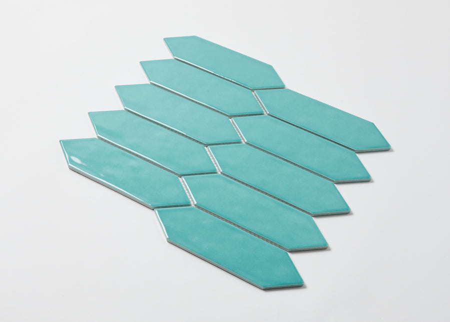 Reef Green Gloss Rippled Surface Arrow-ARROW-Mosaic Mode