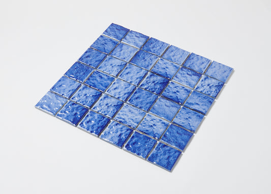 Ocean Ripple Face Square-CRAQUELLE-Mosaic Mode