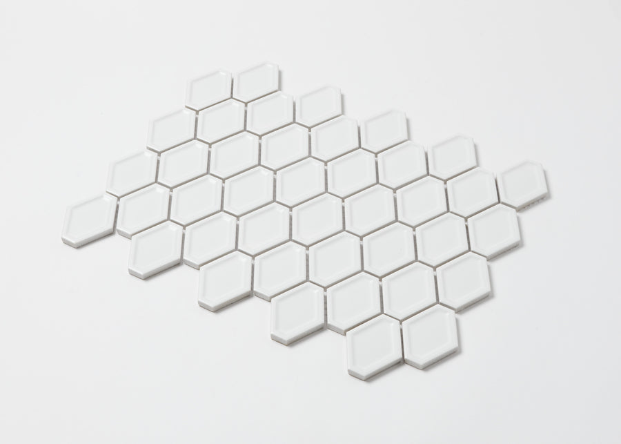 White Matt Internal Honeycombe-HONEYCOMBE-Mosaic Mode