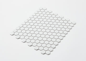 White Gloss Small Hexagon-HEXAGON-Mosaic Mode