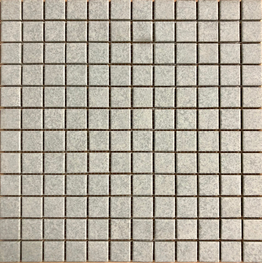 White Speckled Unglazed Square-UNGLAZED-Mosaic Mode