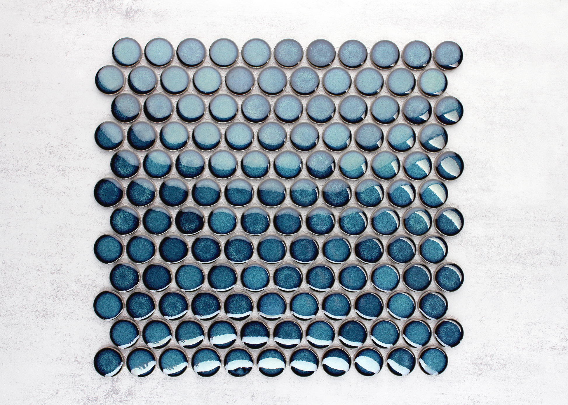 Bondi Blue Large Penny Round-PENNY ROUND-Mosaic Mode