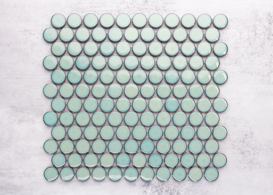 Mint Gloss Large Penny Round-PENNY ROUND-Mosaic Mode