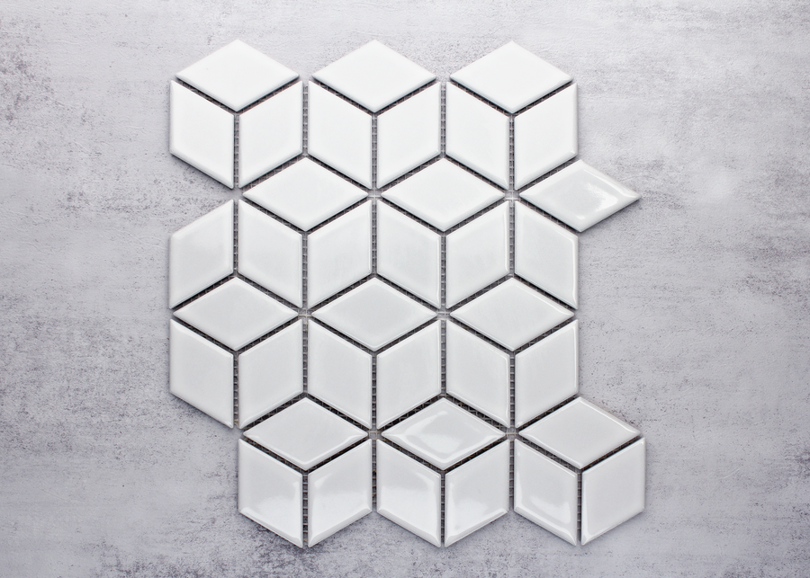 White Gloss Cube-CUBE-Mosaic Mode
