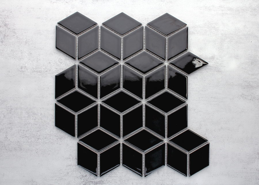 Black Gloss Cube-CUBE-Mosaic Mode