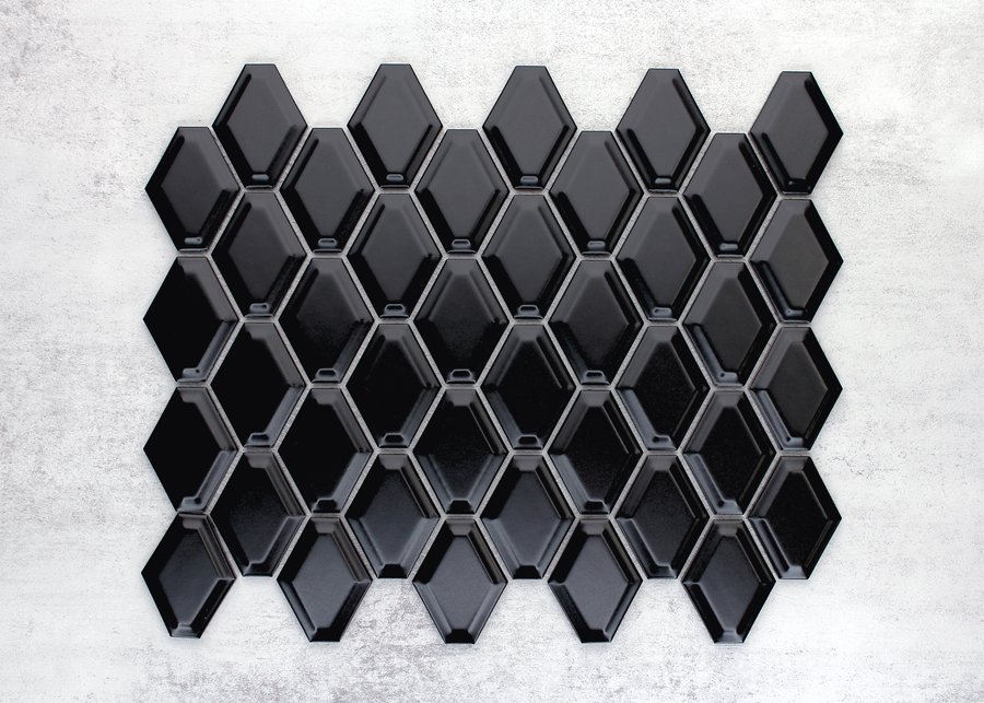 Black Matt External Honeycombe-HONEYCOMBE-Mosaic Mode