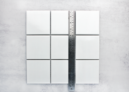 White Gloss Large Square-GLAZED PORCELAIN-Mosaic Mode