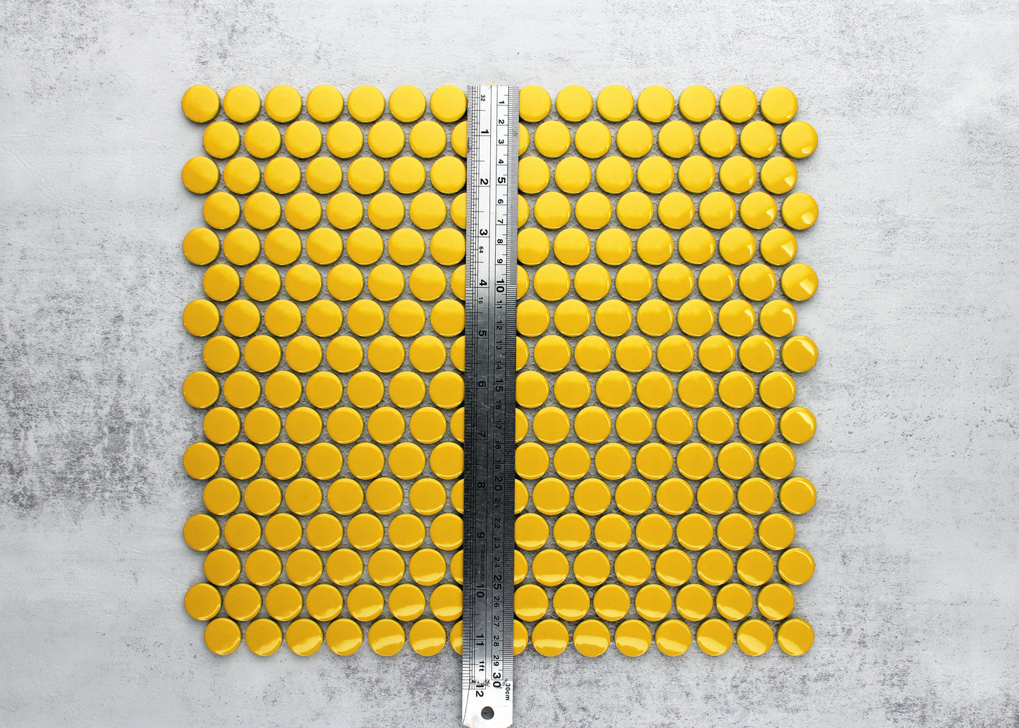 Yellow Gloss Penny Round-PENNY ROUND-Mosaic Mode