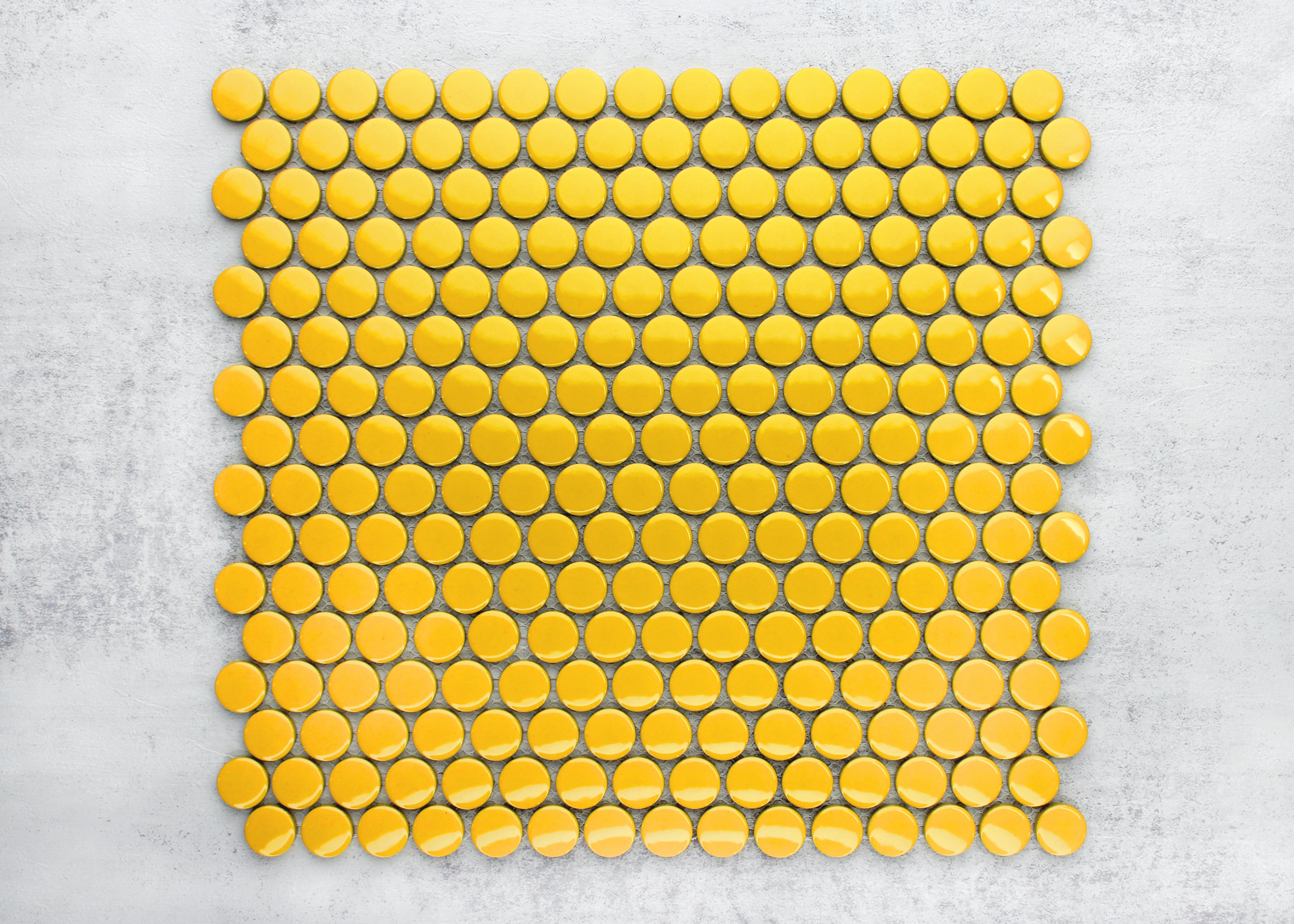 Yellow Gloss Penny Round-PENNY ROUND-Mosaic Mode