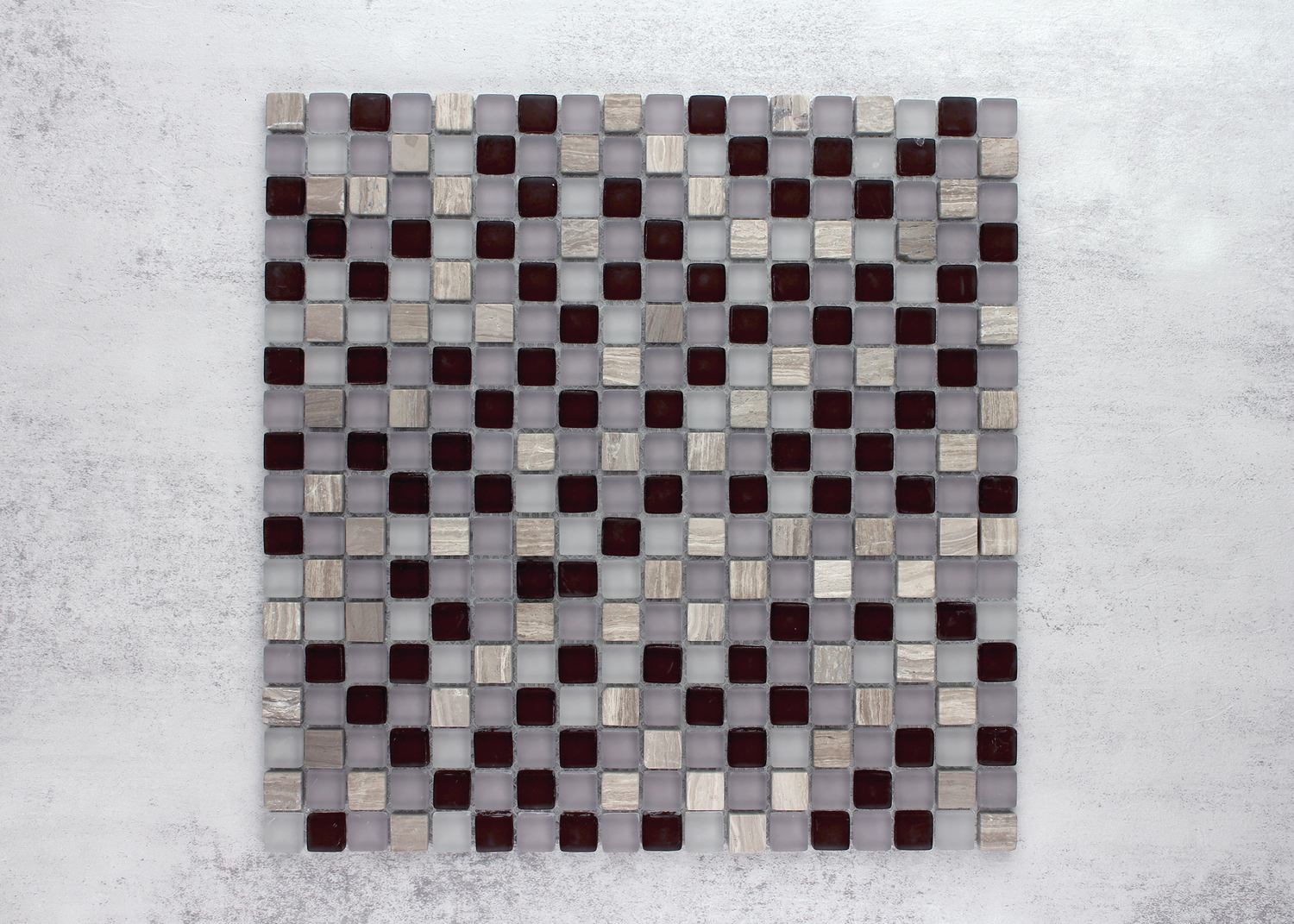 Purple Stone And Glass Mix-STONE MIX-Mosaic Mode