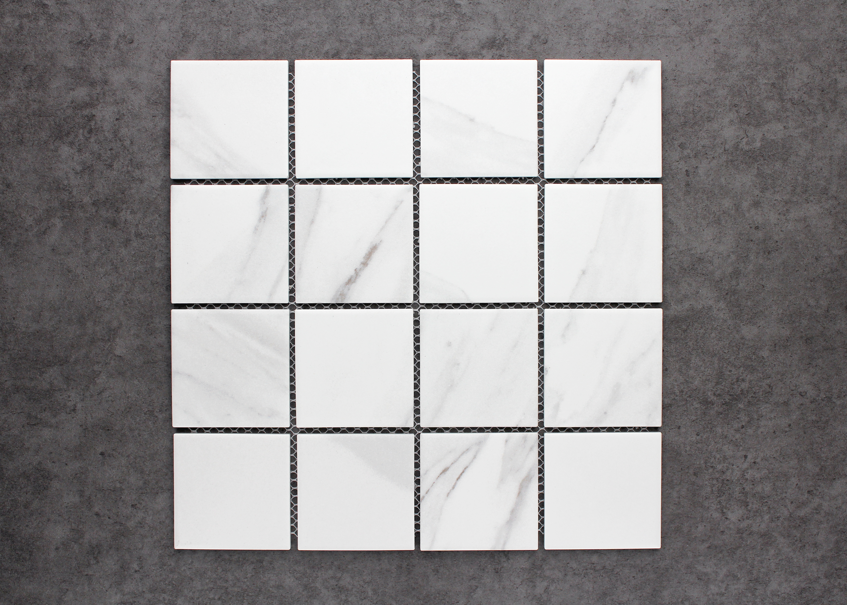Carrara Matt Square-CARRARA-Mosaic Mode