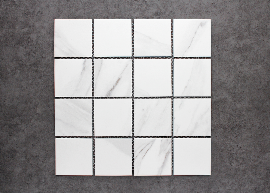 Carrara Matt Square-CARRARA-Mosaic Mode