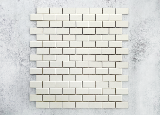 Off White Unglazed Rectangle-UNGLAZED-Mosaic Mode