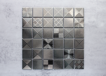 Steel Metallic Storm-ARTLINE-Mosaic Mode