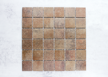 Walnut Stone Hedge Square-STONE HEDGE-Mosaic Mode