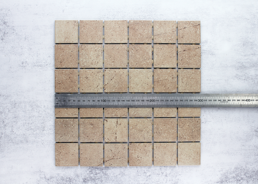 Gingerbread Stone Hedge Square-STONE HEDGE-Mosaic Mode