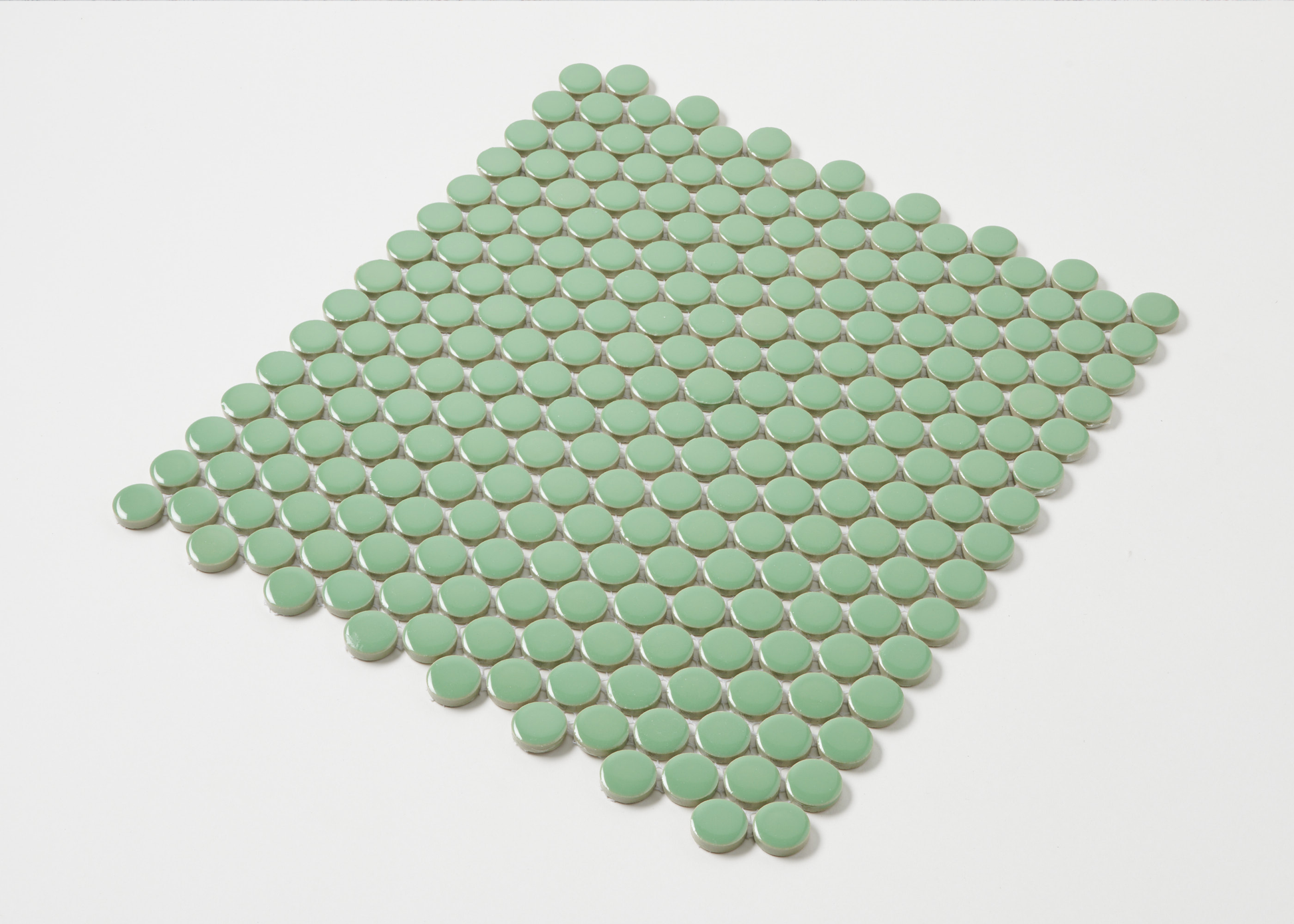 Apple Green Gloss Penny Round-PENNY ROUND-Mosaic Mode