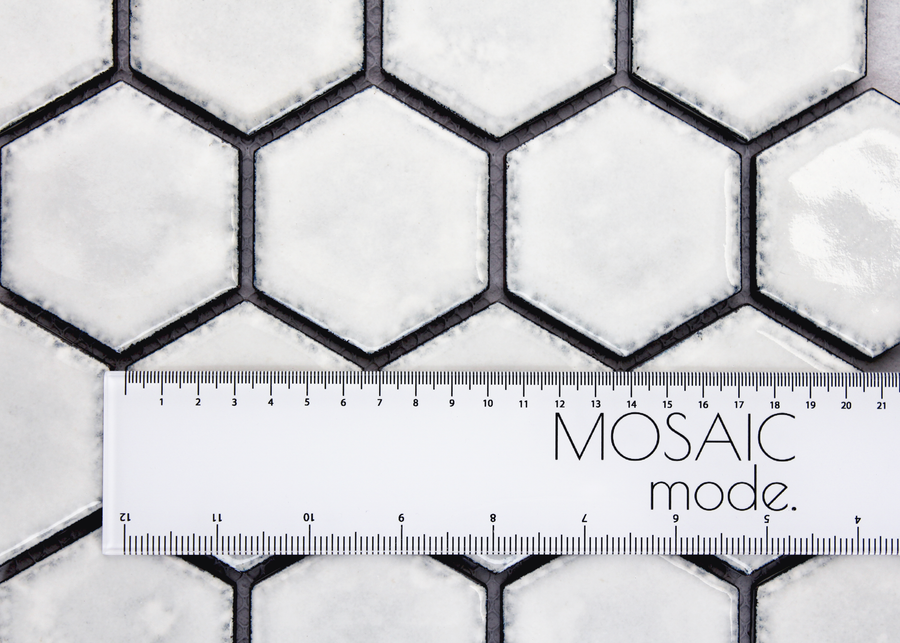 Antique Pearl Gloss Hexagon-HEXAGON-Mosaic Mode