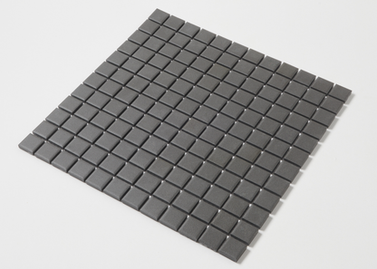 Black Unglazed Small Square-UNGLAZED-Mosaic Mode