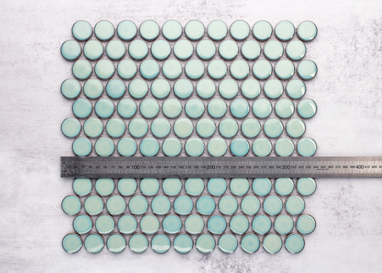 Mint Gloss Large Penny Round-PENNY ROUND-Mosaic Mode