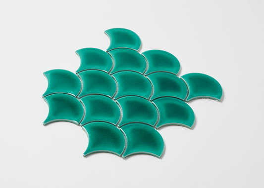 Reef Green Gloss Fish Scale-FISHSCALE-Mosaic Mode